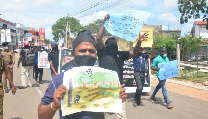 முல்லைத்தீவு ஊடகவியலாளர்கள் மீதான தாக்குதலை கண்டித்து மாபெரும் போராட்டம்!