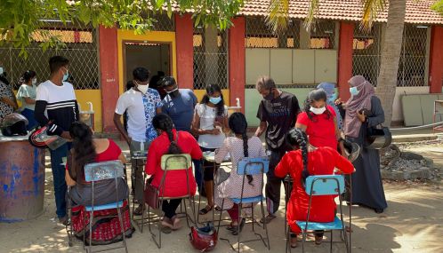 மன்னார் மாவட்டத்தில் 20 வயதிற்கு மேற்பட்ட சகலருக்கும் சினோபாம் தடுப்பூசி செலுத்தும் பணிகள் முன்னெடுப்பு