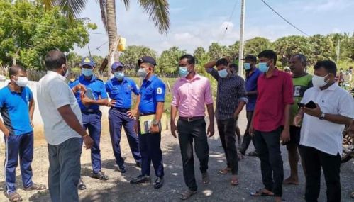 கிளாலிப் பகுதியில் தனியார் காணியை அளவீடு செய்து கடற்படைக்கு வழங்க எடுத்த முயற்சி முறியடிப்பு