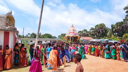 மிகச் சிறப்பாக இடம் பெற்ற நானாட்டான் ஸ்ரீ செல்வ முத்துமாரி அம்மன் ஆலயத்தின் தேர்த்திருவிழா.