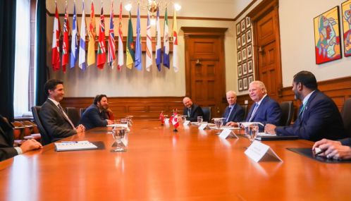 Ontario's Premier  Ford met with Prime Minister Trudeau at Queen’s Park on Tuesday, and  discussed the current pressures on the health care system, and other shared priorities.