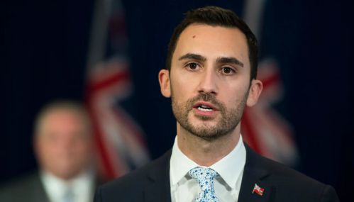 Ontario's Education Minister Stephen Lecce says the province is putting $1.3 billion toward building and expanding schools.