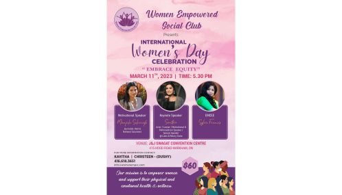 கனடா  Women Empowered  Social Club அமைப்பு வழங்கும் இவ்வருடத்திற்கான சர்வதேச பெண்கள் தின விழா