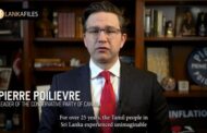 Canada's  Main Opposition and Conservative Leader Pierre Poilievre Makes Statement on Tamil Genocide Remembrance Day