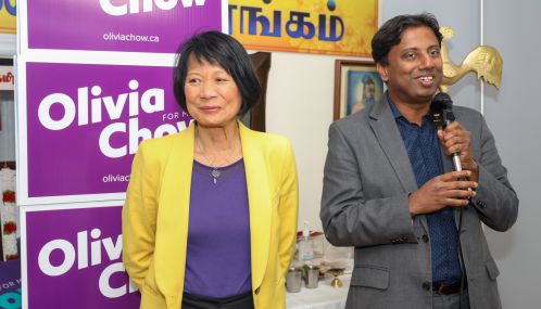Toronto Mayoral Candidate Olivia Chow being supported by 34 per cent of decided voters, according to the Poll,