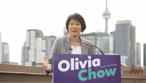 TORONTO’S NEWLY ELECTED MAYOR OLIVIA CHOW