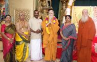 Satguru Bodhinatha Veylanswami, from Sanmaarga Iraivan Temple, Hawai made a 'Devine Speech at Scarborough Sri Varasithy Vinayagar Temple.