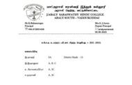 2023ஆம் ஆண்டுக்கான க.பொ.த உயர்தரப் பரீட்சையின் பெறுபேறுகள் அராலி சரஸ்வதி இந்துக் கல்லூரியின் சிறந்த பெறுபேறுகள்