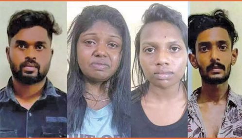 பெண் யூ-டியூபரை மிரட்டி கார்-பணம் பறிப்பு:  இளம்பெண்கள் உள்பட 4 பேர் கைது