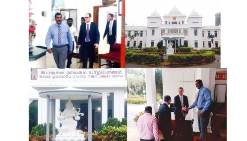 Canadian High Commissioner in Colombo made an Official Visit to Jaffna Public Library