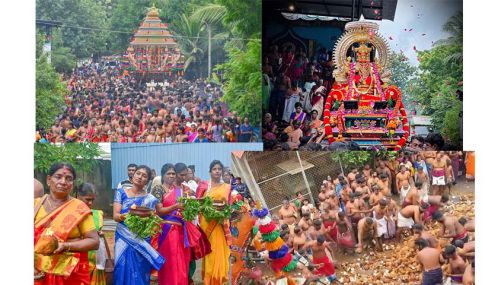 இணுவில் மருதனார்மடம் சுன்னாக ஸ்ரீ சுந்தர ஆஞ்சநேயர் தேவஸ்தானத்தின் ஹனுமத் ஜெயந்தி இலட்சார்ச்சனைப் பஞ்சரக ஆஞ்சநேயரின் இரதோற்சவம்