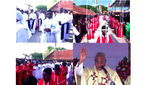 பாலைதீவு புனித அந்தோனியாரின் தேவாலயத்தின் நவநாள் கூட்டுத்திருப்பலி