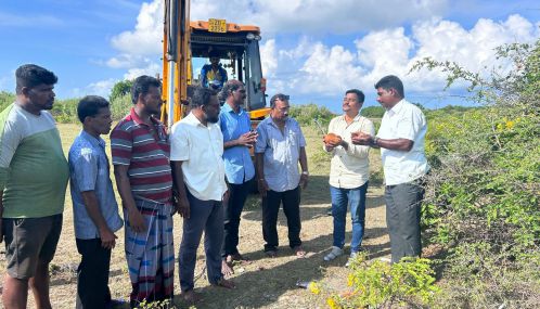 அனலைதீவில் சூரிய ஒளி மற்றும் காற்றாலை மின்சாரம் உற்பத்தி  நிலையத்திற்கான  பூமி பூஜை நிகழ்வு!