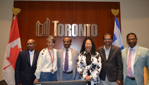National Ethnic Press and Media Council of Canada celebrates International Press Freedom Day, at the Members Lounge of Council Chambers of Toronto City Hall.