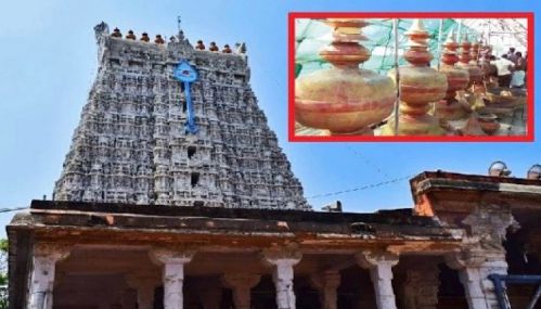திருச்செந்தூர் கோவில் கோபுர கலசத்திலுள்ள வரகு நெல் விதை 15 ஆண்டுகளாகியும் கெடாமலிருந்த அதிசயம்