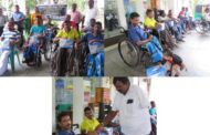 மட்டக்களப்பில் முள்ளந்தண்டால் பாதிக்கப்பட்ட 13 பேருக்கு காற்று மெத்தை வழங்கி வைக்கப்பெற்றது