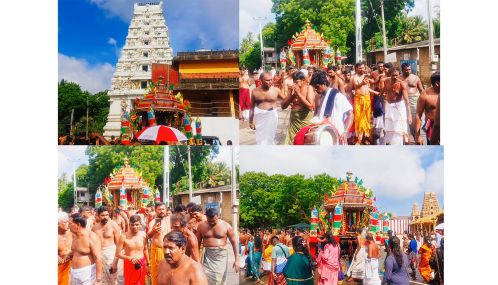 நல்லையம்பதி அலங்காரக் கந்தனின் கொடிச்சீலை எடுத்துவரும் நிகழ்வு!