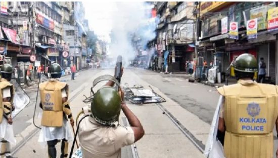 மேற்கு வங்கத்தில் பிஜேபி முழு அடைப்பு போராட்டம்!