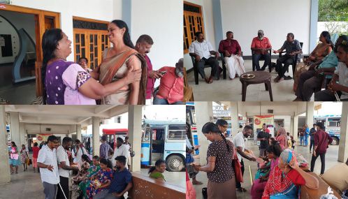 மன்னாரில் தேர்தல் பரப்புரையில் ஈடுபட்ட முன்னாள் போராளியான பெண் வேட்பாளர்