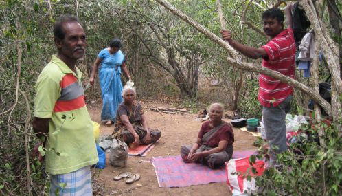 Jungle life for Tamils and royal life for military on occupied lands