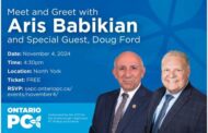 Meet and Greet with MPP Aris Babikian and Special Guest, Premier Doug Ford