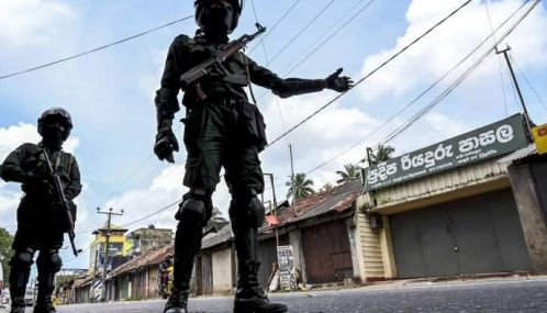 Elderly Tamil women question by ‘Terror Police’ for protesting against medicine short supply