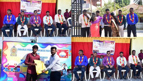 மன்னாரில் சிறப்பாக இடம்பெற்ற மாற்றுத்திறனாளிகளுக்கான விளையாட்டு விழா