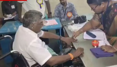 ஈரோடு கிழக்கு இடைத்தேர்தல் வாக்குப் பதிவு நிறைவு- 5 மணி நிலவரப்படி 64.02% வாக்குகள் பதிவு