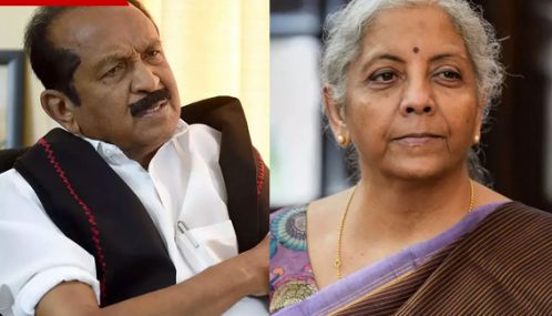 பா.ஜ.க. தான் நயவஞ்சகர்கள்- நிர்மலா சீதாராமனுக்கு வைகோ பதிலடி