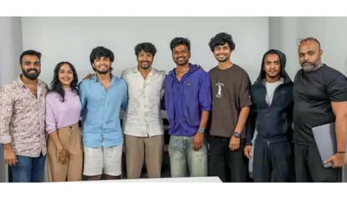 சிவகார்த்திகேயனை நேரில் சந்தித்து வாழ்த்து பெற்ற `ஆலப்புழா ஜிம்கானா' படக்குழு