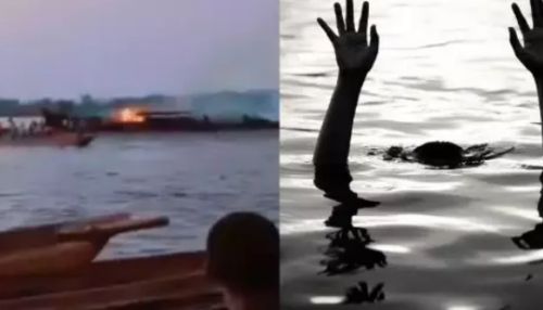 காங்கோ நாட்டு படகில் பயங்கர தீ விபத்து; 143 பேர் மரணம்