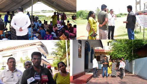 போராட்டத்தில் ஈடுபட்டு வரும் ஆனையிறவு உப்பள ஊழியர்கள் யாழ் மனித உரிமைகள் ஆணைக்குழுவில் முறைப்பாடு.