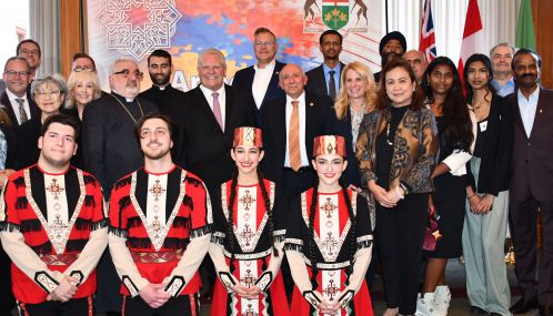 ஒன்றாரியோ மாகாணப் பாராளுமன்ற உறுப்பினர் Aris Babikian அவர்களால் ஏற்பாடு செய்யப்பெற்ற 3வது ஆண்டு 'ஆர்மேனியன் மரபுரிமை மாதக் கொண்டாட்டம்.