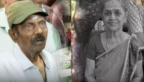 கவுண்டமணியின் மனைவி சாந்தியின் உடல் தகனம்