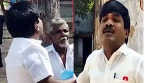 ஜி.பி.முத்து - கிராம மக்கள் இடையே வாக்குவாதம்