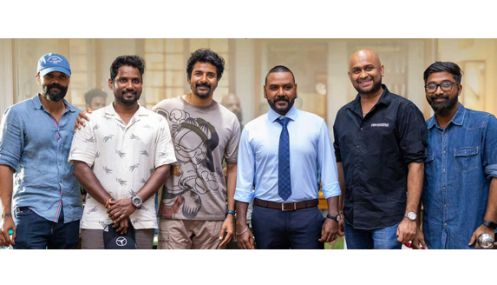 'பென்ஸ்' பட பூஜையில் கலந்துகொண்ட சிவகார்த்திகேயன்