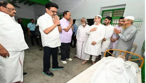தமிழக தலைமை காஜி மறைவு: முதல் - அமைச்சர் மு.க.ஸ்டாலின் நேரில் அஞ்சலி
