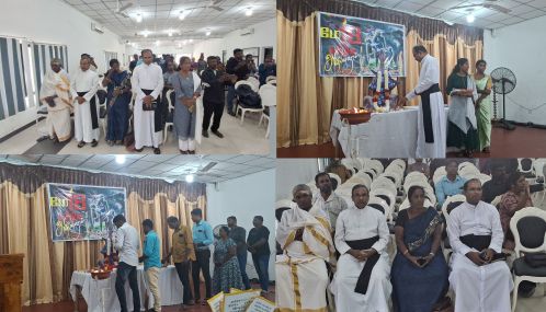 மன்னாரில் தமிழ் தேசிய மக்கள் முன்னணியின் மகளிர் அமைப்பின் ஏற்பாட்டில்  இடம் பெற்ற  முள்ளிவாய்க்கால் நினைவேந்தல்