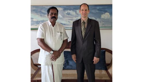 இனப்படுகொலை நினைவுத்தூபி அமைப்பு காலப் பெறுமதி மிக்க செயல் : கனேடியத் தூதுவரிடம் சிறீதரன் எம்.பி தெரிவிப்பு..!
