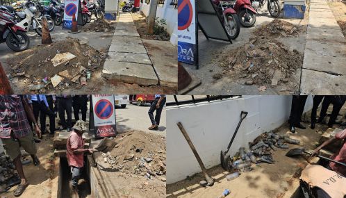 யாழ். மாவட்ட செயலகத்திற்கு அருகாமையில் உள்ள கால்வாய்கள் சுத்தம் செய்யப்பட்டன. எம் மக்களின் 'நற்பழக்கத்திற்கு' ஒரு அடையாளம்