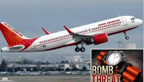 டில்லி புறப்பட்ட ஏர் இந்தியா விமானத்திற்கு வெடிகுண்டு மிரட்டல் - அவசர தரையிறக்கம்