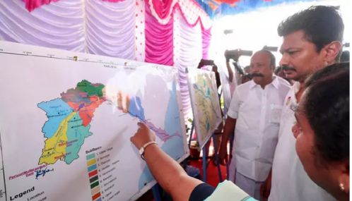 திருப்புவனம் தடுப்பணை கட்டுமான பணிகளை ஆய்வு செய்த துணை முதல்-அமைச்சர் உதயநிதி ஸ்டாலின்
