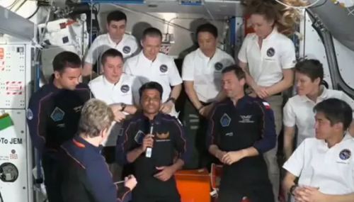 'விண்வெளி பயணம் அற்புதமாக உள்ளது'  - சுபான்ஷு சுக்லா