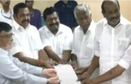 மாநிலங்களவை தேர்தல் - அதிமுகவினர் வேட்புமனு தாக்கல்