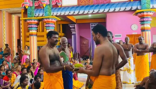 யாழ்ப்பாணத்தின் பிரபல்யமான ஆலயம் ஒன்றில் 460,000 ரூபாவுக்கு விற்பனையான மாம்பழம்!