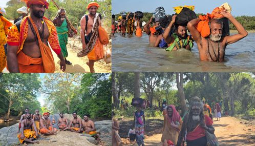 யாழ்ப்பாணம் செல்வச்சந்நிதி ஆலயத்தில் இருந்து ஆரம்பித்து கதிர்காமத்தை சென்றடைந்த பாதையாத்திரிகள்