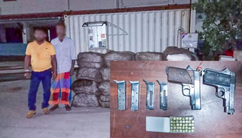 புத்தளம் வென்னப்புவப் பகுதியில் கஞ்சா கடத்தல்காரர்களிடம் இருந்து கைத் துப்பாக்கிகள் மீட்பு