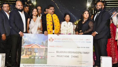 தனது பிறந்த நாளில் இரண்டு சமூகப் பணிகளுக்கு குடும்பம் சார்ந்த நிதி அன்பளிப்பு வழங்கிய கனடா வர்த்தகர் கிருஸ்ணகோபால் செல்லத்துரை