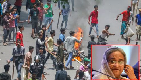 வங்காளதேசம்: ஷேக் ஹசீனா ஆதரவாளர்கள், காவல்துறை இடையே மோதல் - 4 பேர் உயிரிழப்பு