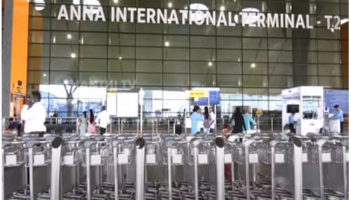 சென்னை விமான நிலையத்திற்கு வெடிகுண்டு மிரட்டல் - பாதுகாப்பு அதிகரிப்பு